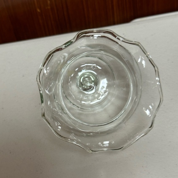 Vintage Home Interiors Fluted style Clear Glass Pegs Cups for candleholders - Picture 8 of 11